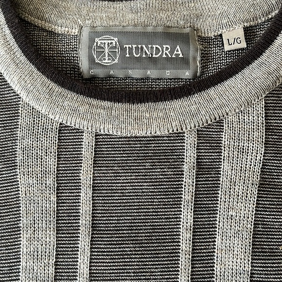 Tundra Canada Men’s Sweater Wool/Cotton Round Neck - Picture 4 of 5